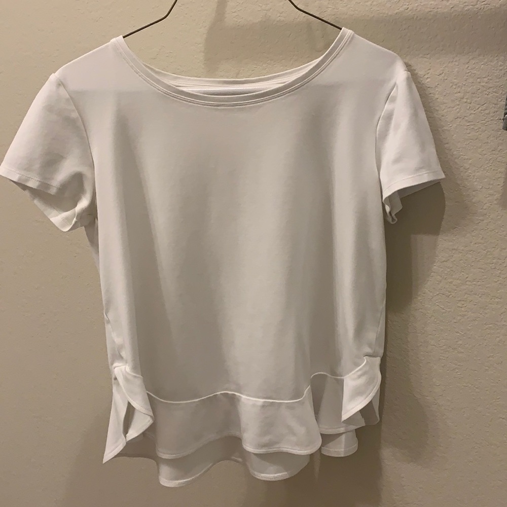 White short sleeve blouse